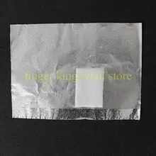 100 шт./упак. Фольга Бумага био-Гели soak off Гель алюминиевая фольга с cutton Для УФ-гель Обертывания удаляющий гель продукты для ногтей# X066