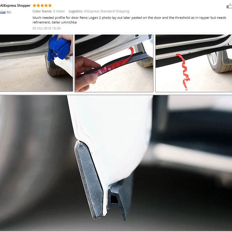 4m Z Type Car Rubber Seal Weatherstrip Edge Trim Sound Insulation
