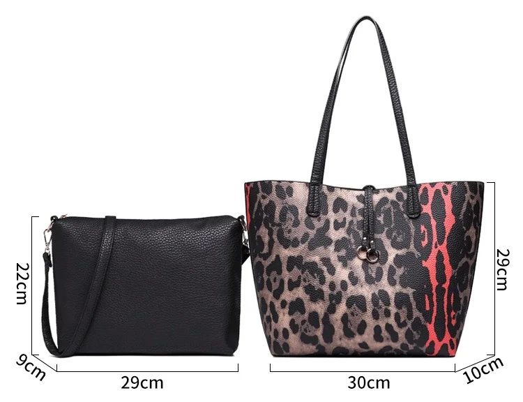 NIGEDU Fashion leopard large women handbag Brand Designer Shoulder Bag for Female Crossbody Bags PU Leather lady Big Totes (11)