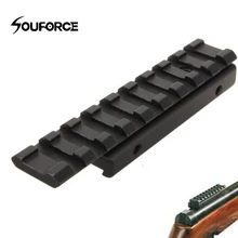 Dovetail удлинение Вивера Пикатинни адаптер подходит для 11 мм до 20 мм тактическая база для прицела расширение крепление винтовки/духовое ружье Охота