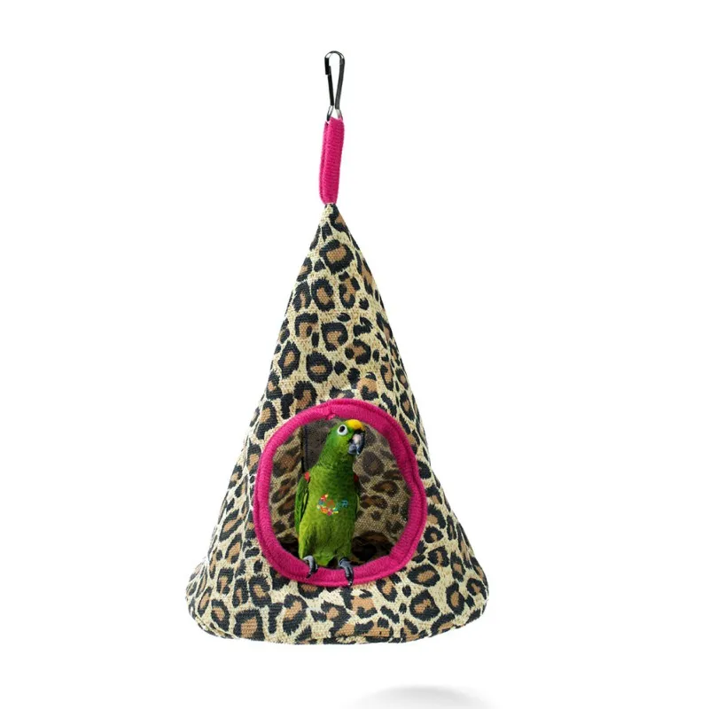 5 цветов Pet конусообразная корзина птичий домик Гамак плюшевый попугай птицы игрушки гамак Теплый Гамак Pet Cave Cage тент для игры дом