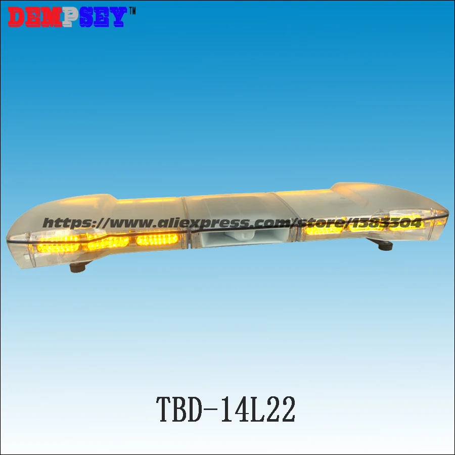 Tbd-14l22 Высокое качество DC12V/24 В светодиодный оповещения о чрезвычайных ситуациях Lightbar с 100 Вт динамик инженерные/спасения крыше автомобиля сигнальная лампа бар