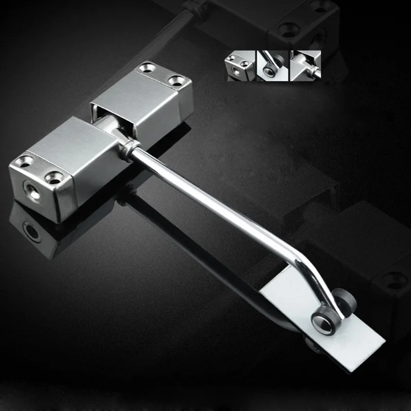 

Easy Install Spring Door Closer Small Catche 180 Degree Not Positioning Automatic Close The door fire rated aisle