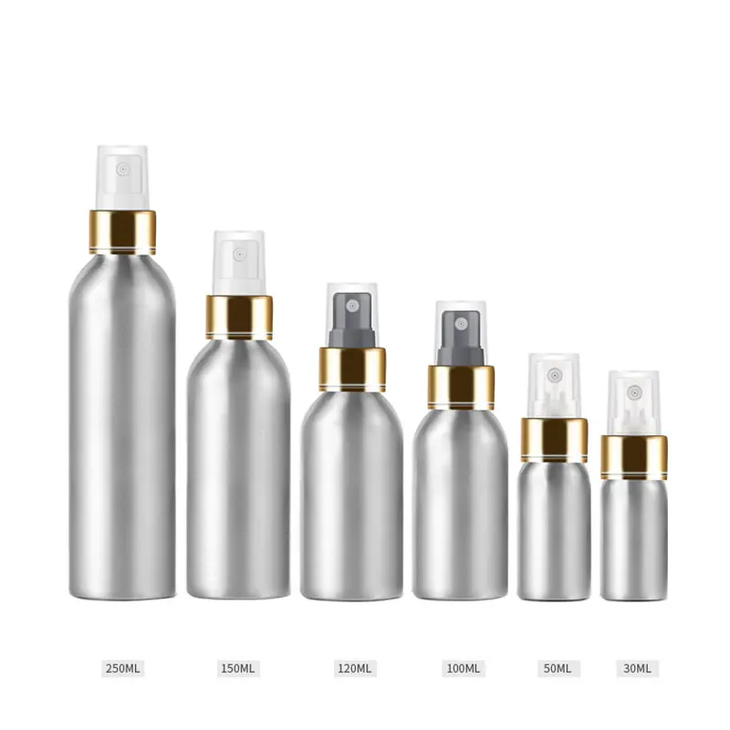 empty aluminum spray containers