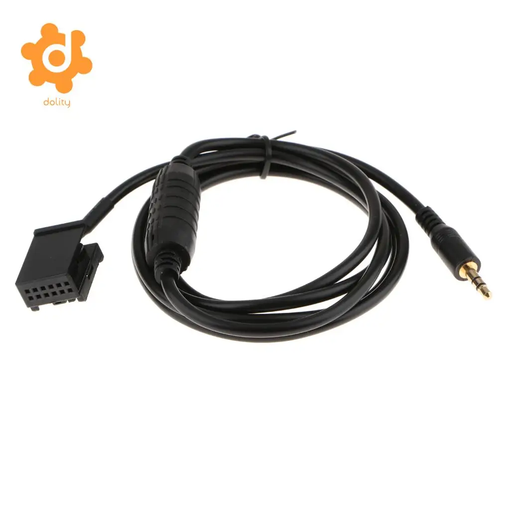 dolity 3.5MM Male AUX Audio Adapter Cable For BMW E85 E83 E83 E86 X3 Mini Cooper