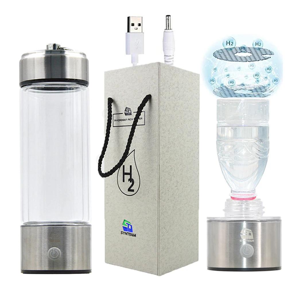

Synteam Hydrogen Water Ionizer Bottle Multi-functional Adapter Mineral Water Bottle Alkaline Water Hydrogen Generator WAC018