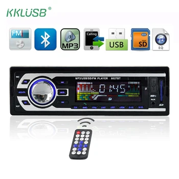 Car Electronics 12V24V Autoradio Audio Player 1 DIN Car Radio Kits Stereo FM Tuner Bluetooth AUX MP3 Player SD USB Car-Charger