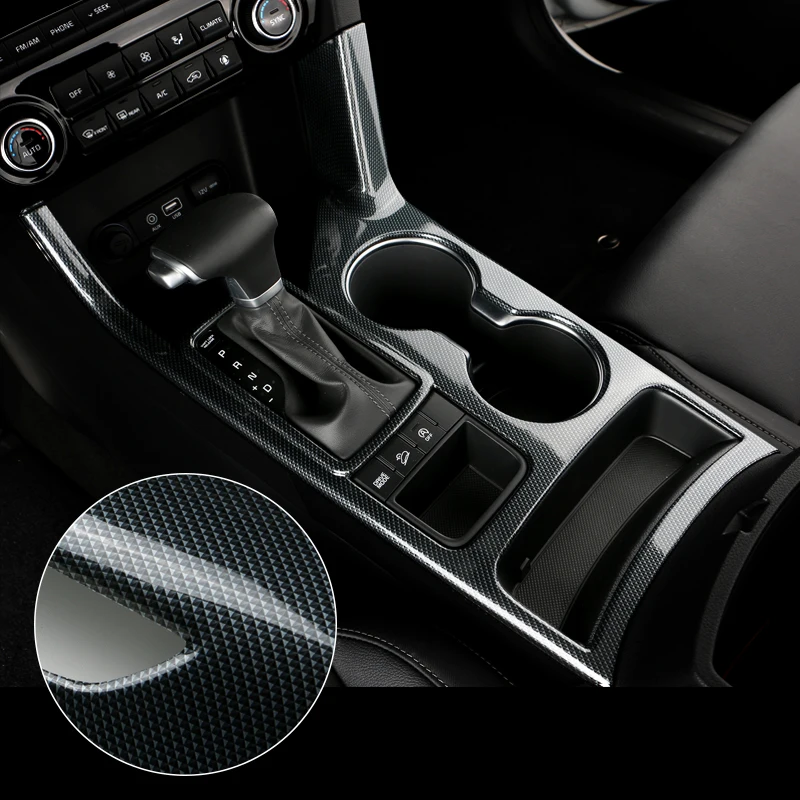 High Quality Carbon Fiber Car Styling Water Cup Decorative Cover Sticker For Kia Sportage 2016 2017