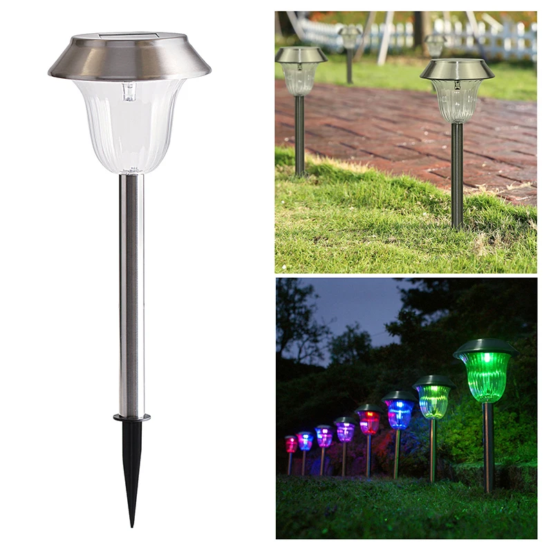 Solar LED Garden Light Outdoor Stainless Steel Solar Pathway Lights LED Solar Powered Landscape Solar LED Garden Light Outdoor Stainless Steel Solar Pathway Lights LED Solar Powered Landscape