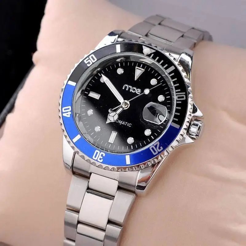 MCE branded automatic mechanical watch the submarine style blue circle with original box 034 | Наручные часы