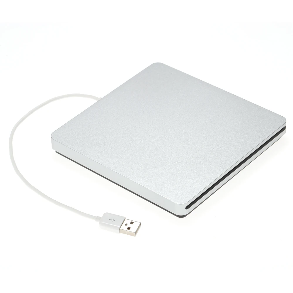 

USB 2.0 Portable Ultra Slim External Slot-in CD DVD ROM Player Drive Writer Reader for iMac/MacBook/MacBook Air/Pro Laptop PC