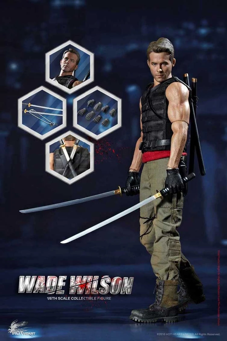 

Hot Heart FD003 Wade Wilson Warrior 1/6 Figure