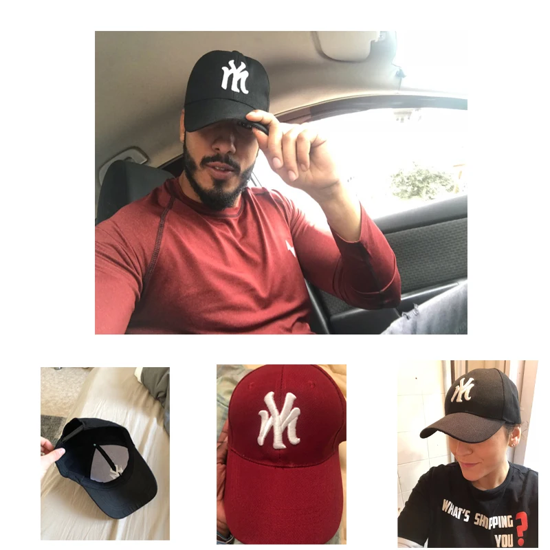 Модная уличная кепка хлопок Регулируемая вышивка Snapback солнцезащитный козырек Велоспорт Туризм Рыбалка Головные уборы для мужчин и женщин Кепка s