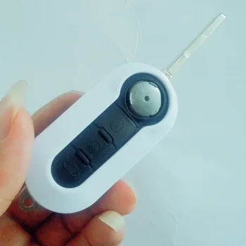 

10PCS/LOT 3 Buttons Flip Remote Key COMBO Case Shell Cover Housing for FIAT 500 Panda Punto Bravo Car Alarm Keyless Entry Fob