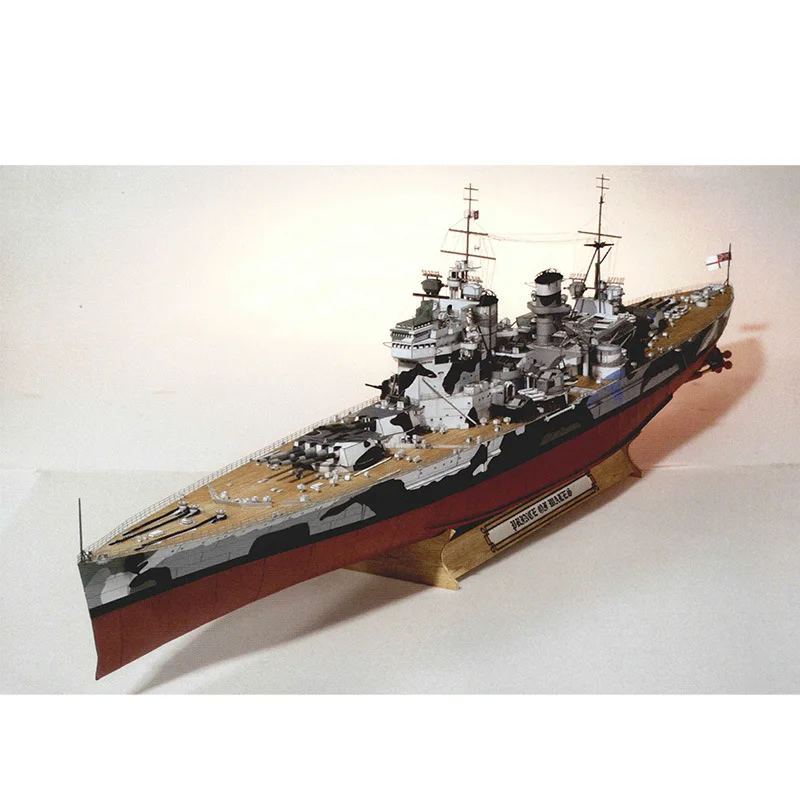 83 см в британском стиле принца Уэльского броненосец 3D Бумага модель HMS Cruiser