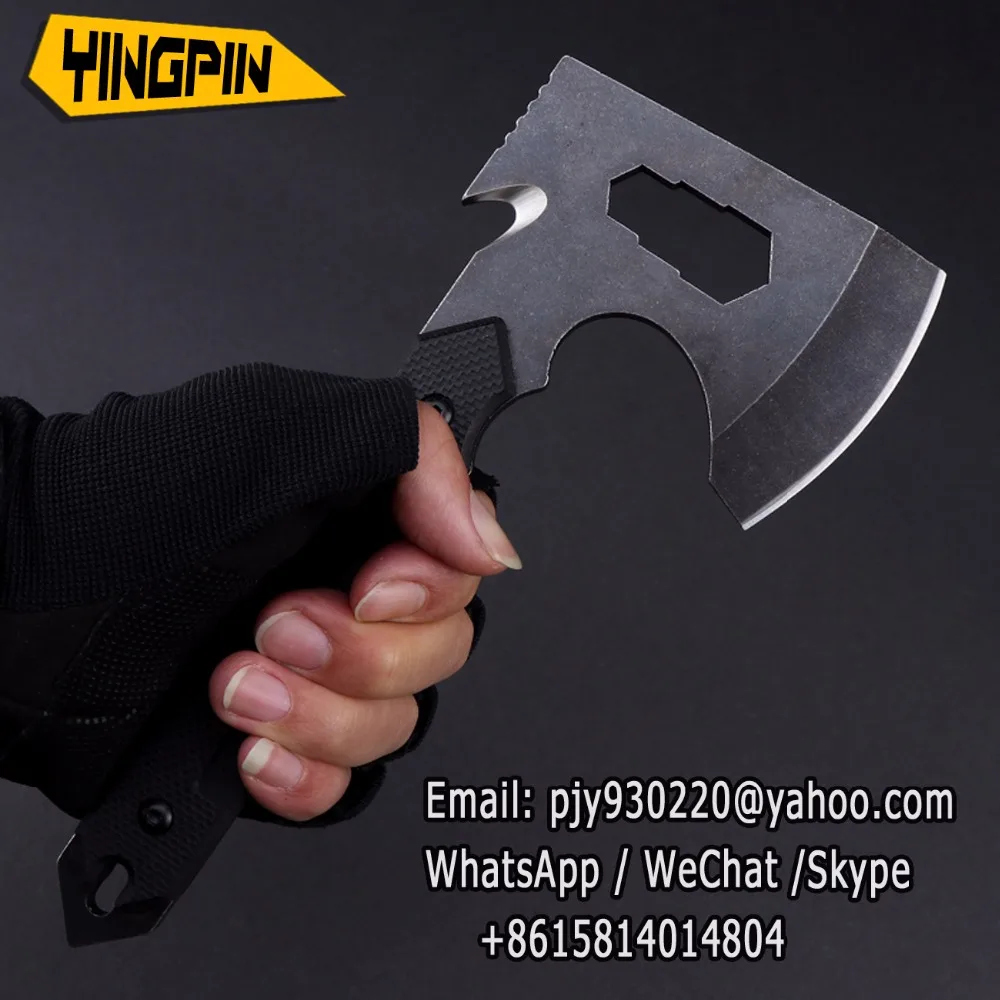 Direct selling High Quality Wooden Handle Axe Outdoor Hunting Camping