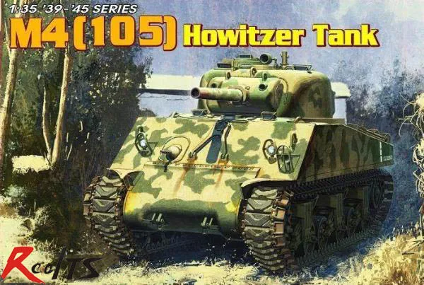 

RealTS Dragon 1/35 M4 (105) Sherman Howitzer tank #6548