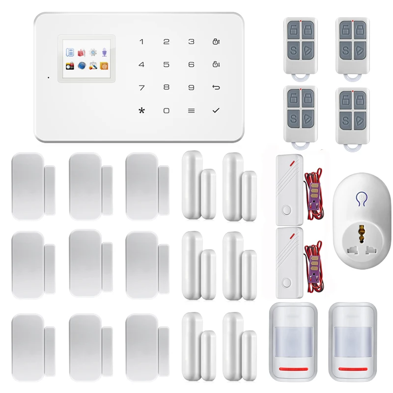 Android IOS APP GSM Alarmes Home Security Wireless GSM Alarm