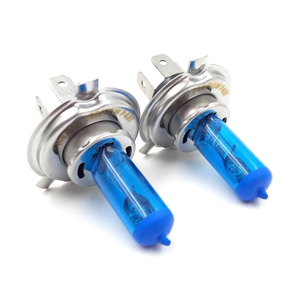 Super White H4 24V 100W Halogen Headlight White Light Bulbs Automotive