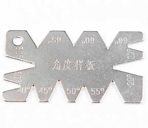 

Free Shipping 1PCS Stainless Steel Screw thread Cutting angle gage Gauge Measuring Tool