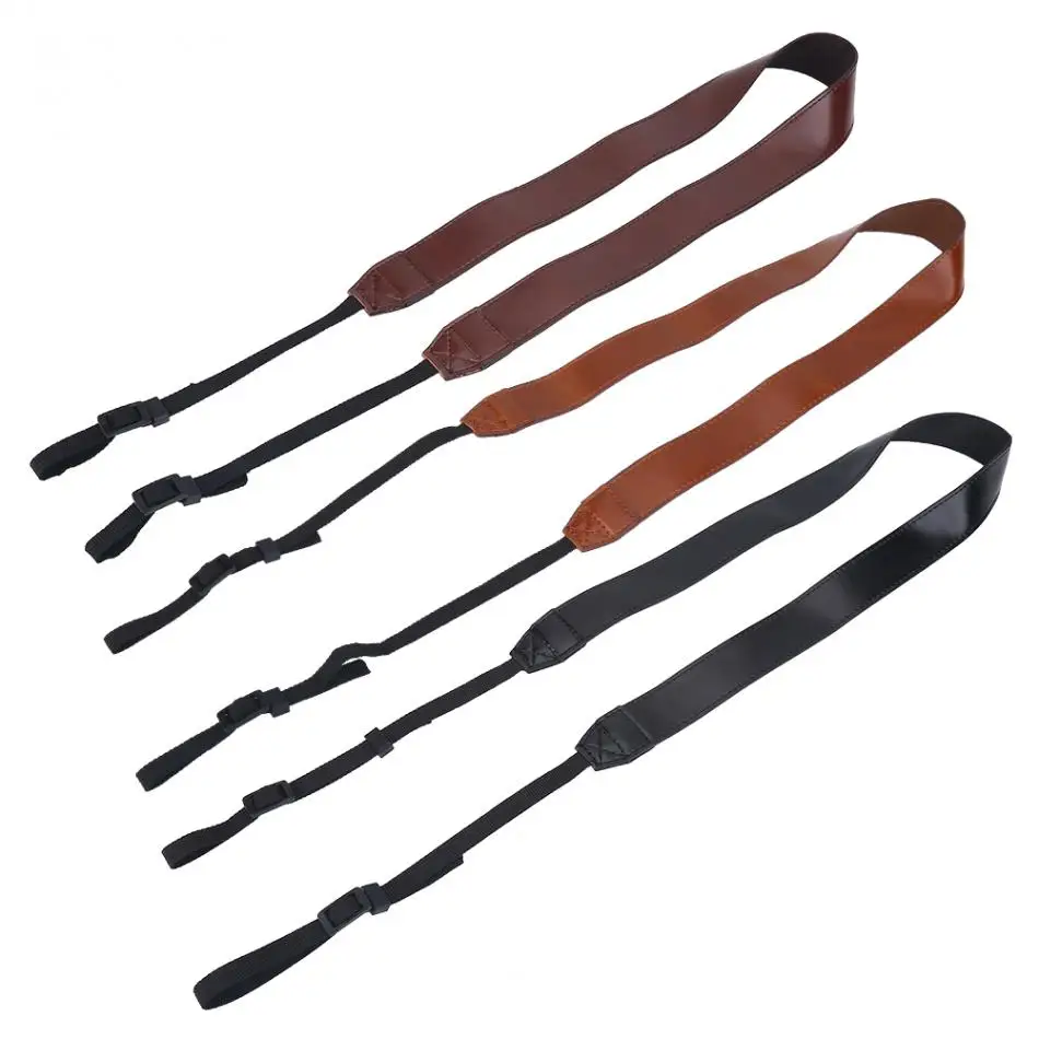 

Universal Adjustable PU Leather Camera Shoulder Neck Strap Belt Photography Accessory