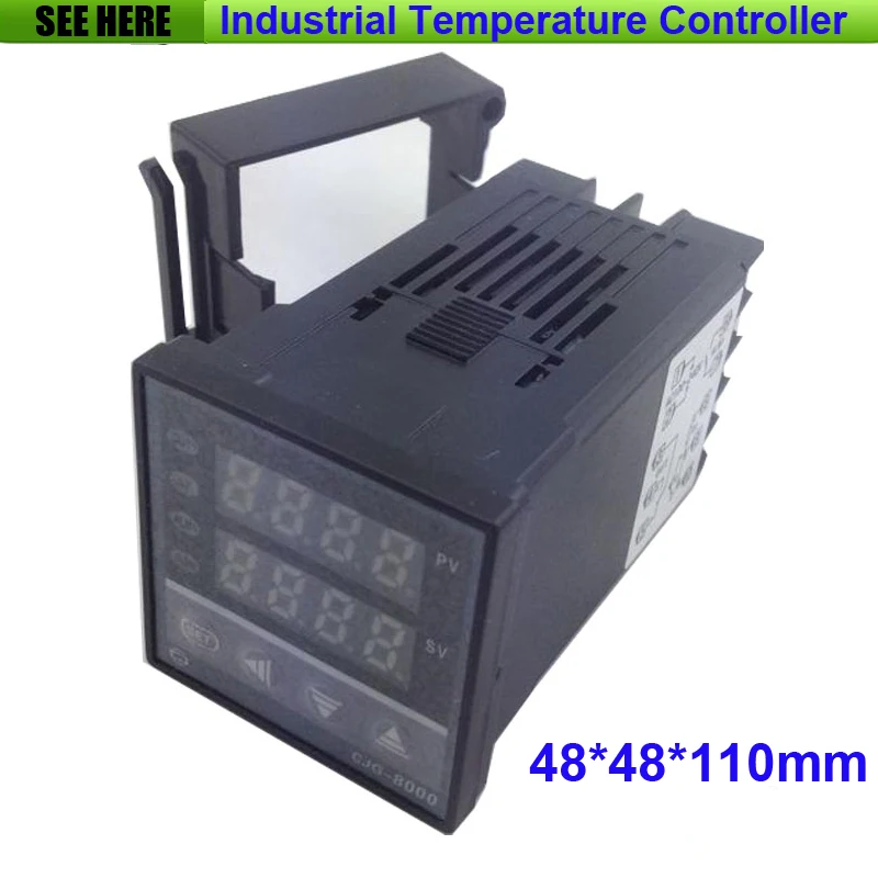 

Free Shipping Mini Size Industrial Used Digital Display PID Temperature Controller 48*48mm