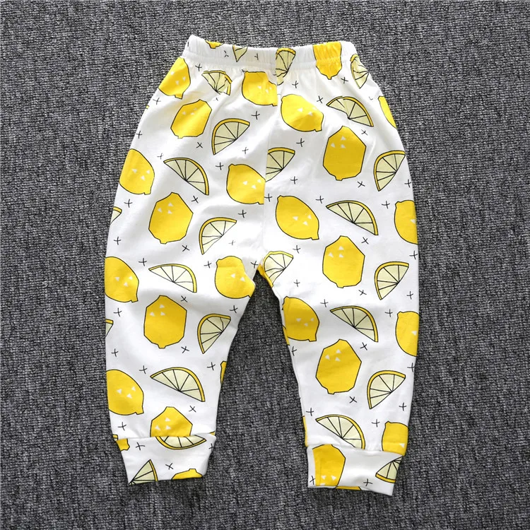 Весенние штаны-шаровары для маленьких мальчиков; брюки для девочек; популярные штаны с геометрическим рисунком; модные штаны для новорожденных