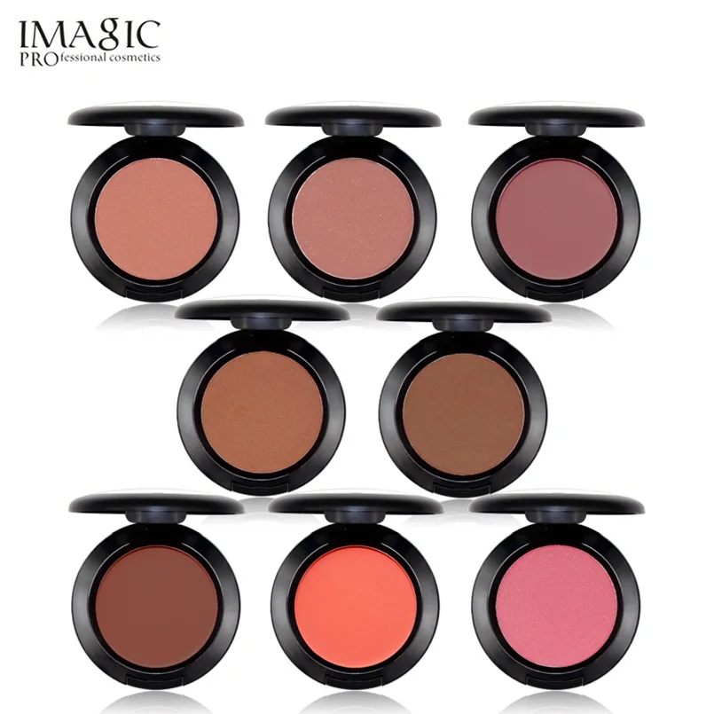 

IMAGIC Face Makeup 8 Color Blusher Cheek Blush Powder Pressed Foundation Easy to Wear Natural Pro Face Makeup Blusher Maquiagem