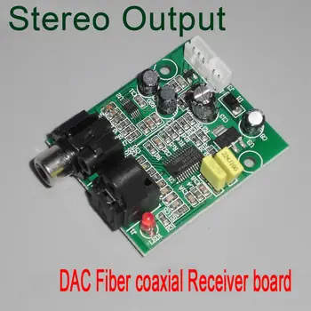 

CS8416+CS4344 Fiber Coaxial DAC Audio Decoder Board 24BIT/192K Stereo output DAC digital decoder Module