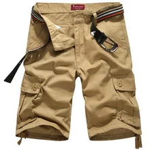 Большие размеры летние модные тонкие мужские шорты Карго дышащая Модная брендовая одежда повседневные треккинговые мужские шорты UMA072