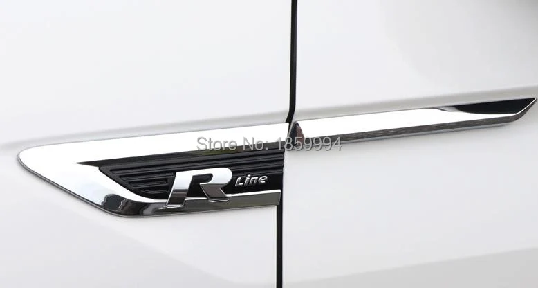 

for 2017 2018 2019 VW Tiguan 2 mk2 original door Side Wing Fender Emblem Badge sticker Trim 5NA 853 688A/5NA 853 688B