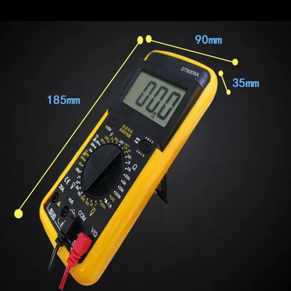 Мультиметр тестер цифровой Multimetro зонды вольтметр multimetro цифровой профессиональный измеритель плоскогубцы транзисторный тестер мультиметр