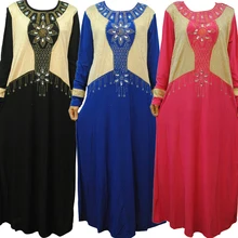 Malaysia Indonesia gown robe dubai New Women’s Elegant Maxi Long Dress Kaftan Jilbab Islamic Abaya Muslim Cocktail
