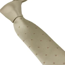 Галстуки Coachella Бежевый галстук контрастный бежевый с галстуком в горошек цвета хаки жаккардовый галстук обтягивающий галстук 6 см