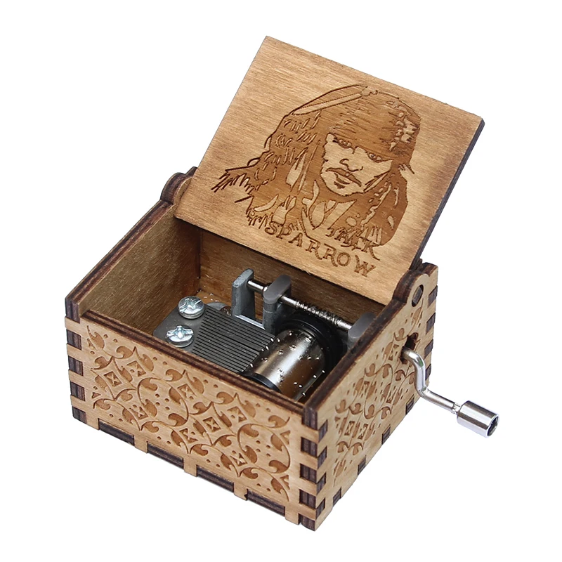 

New 24 style Antique Carving Harry Porter Island Princess Music Box Star Wars Castle In The Sky RainBow Christmas Gift