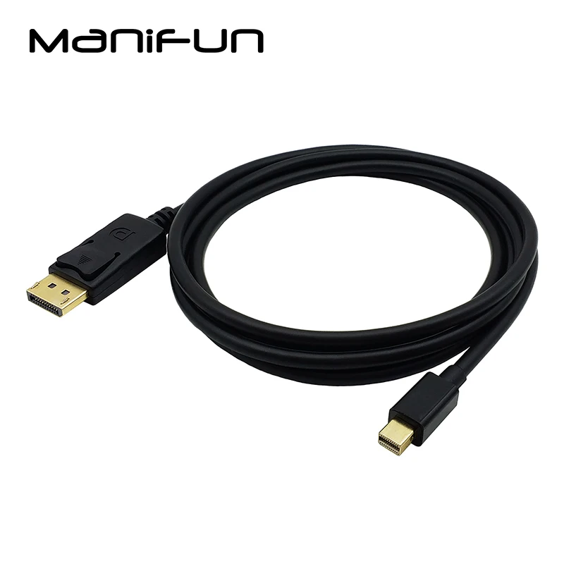 

Mini Displayport to Displayport Cable Adapter Mini DP to DP Adapter Thunderbolt to DP HD Cable for Mac Macbook Air Projector