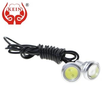 

KEIN 2PCS 23MM white Eagle Eye DRL auto car led daytime running lights Brake Reverse license plate lamp Parking Signal Lamp red