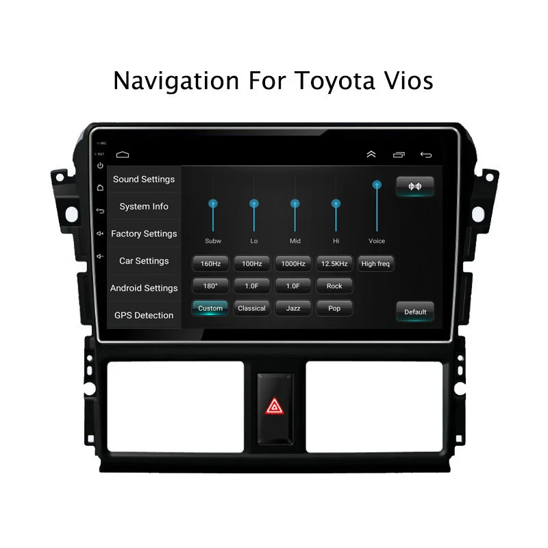 Discount 10.1" 2G RAM 32G ROM Car DVD GPS Navigation For Toyota Vios 2014-2016 with Radio Head Unit,support 4G LTE 3