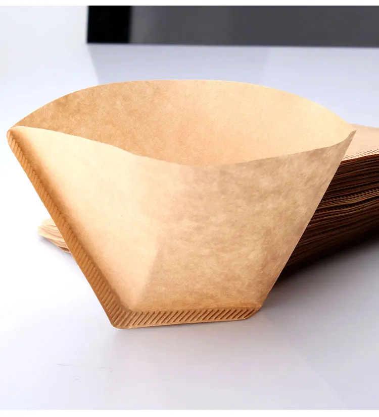 40 шт. деревянный бумажный фильтр для кофе сумка ситечко для заварки чая кофейная посуда кухонный обеденный гаджет для бара аксессуары поставки