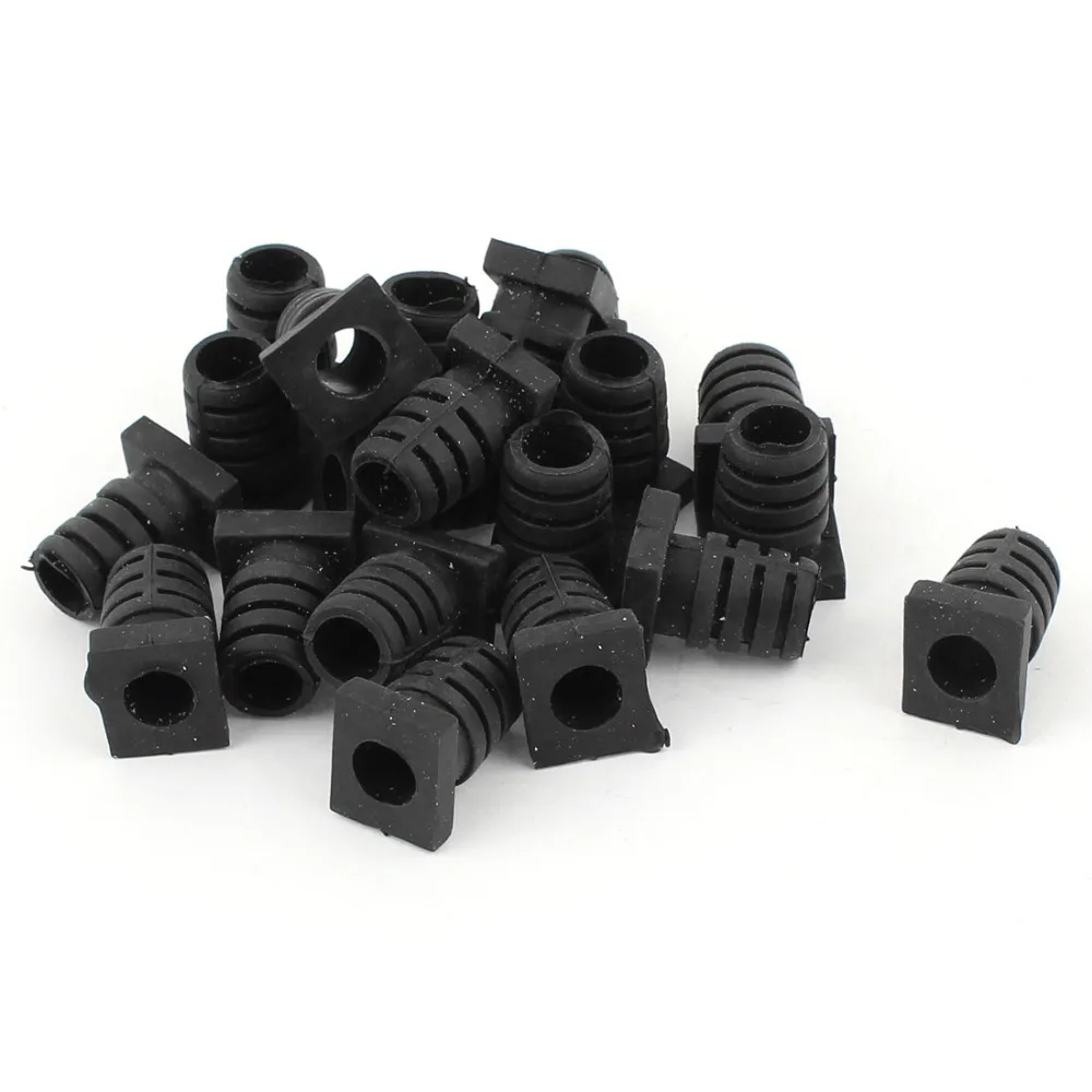 

UXCELL 20pcs 19x10x7mm Rubber Strain Relief Cord Boot Cable Sleeve Hose Protector for Power Tool