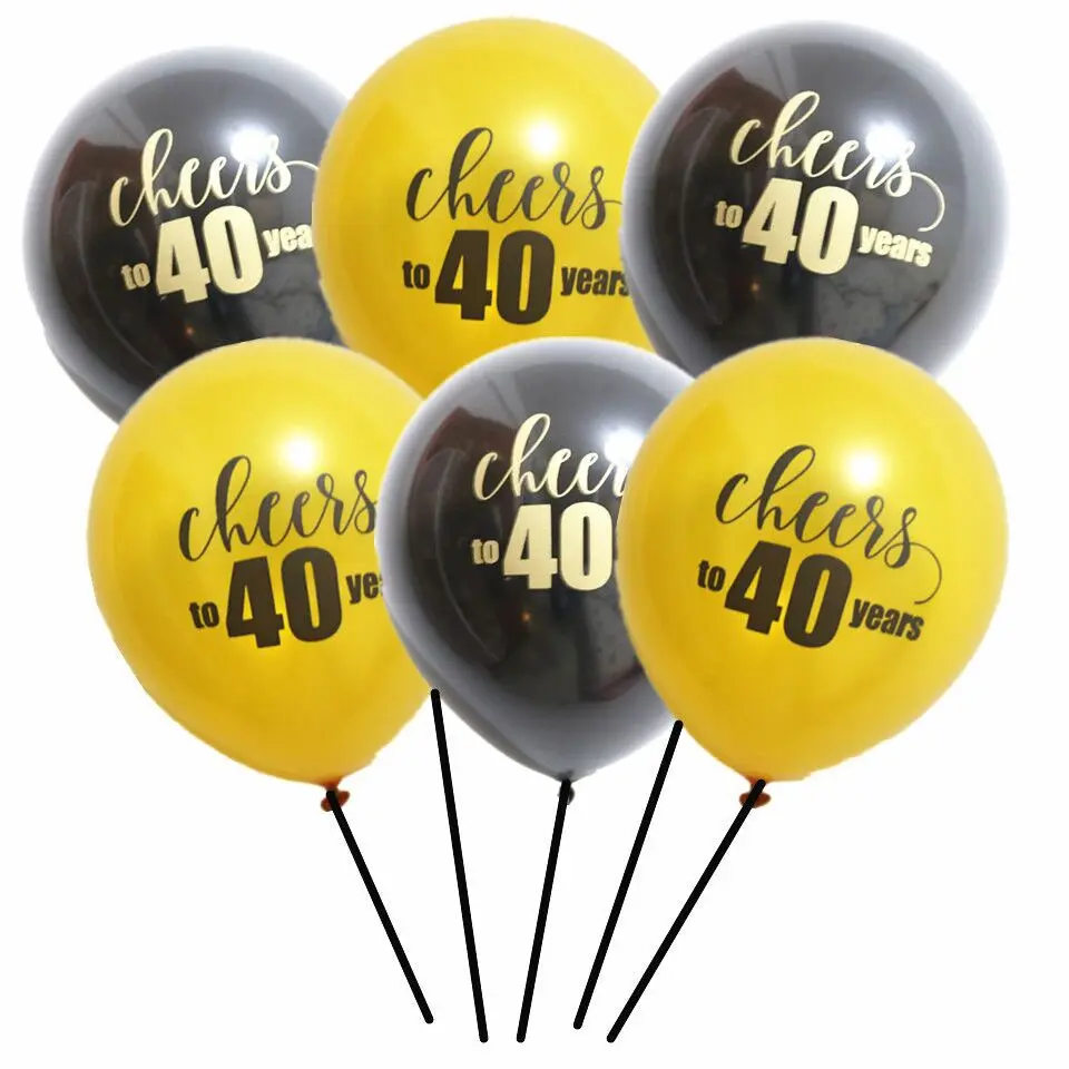 

Cheers and Beers to 30 40 Years Balloons 30th 40th Birthday Party Balloons for Birthday party Decorations Ideas