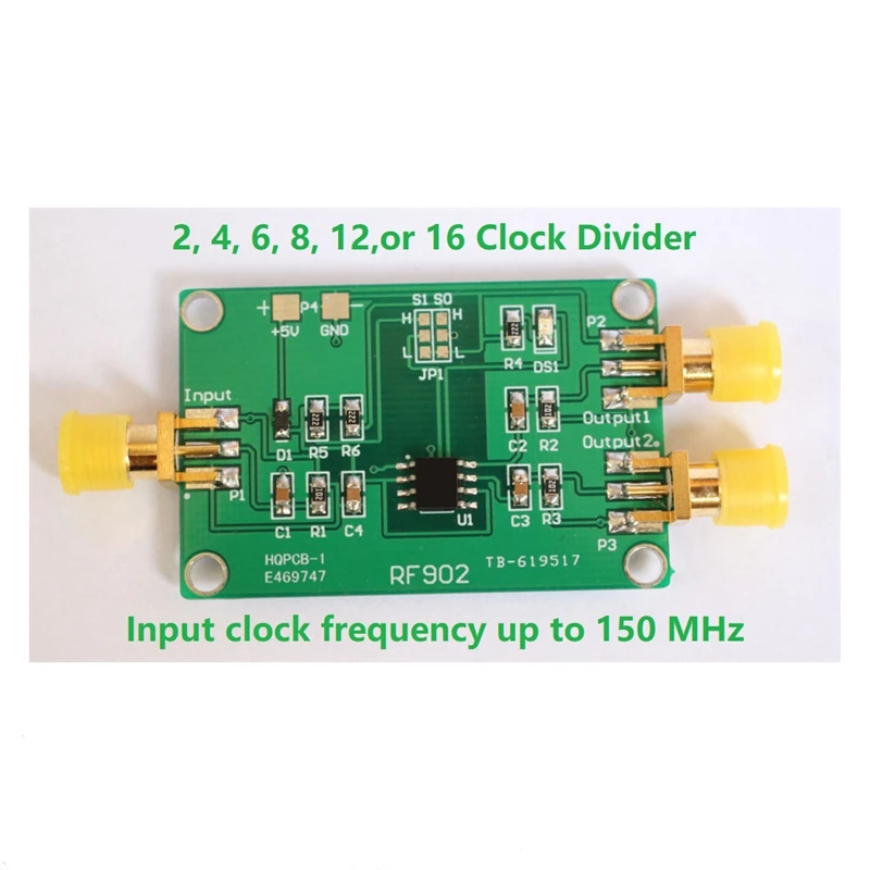 5Pcs Clock Divider Module Divider Module Clock Divider up to 150 MHz