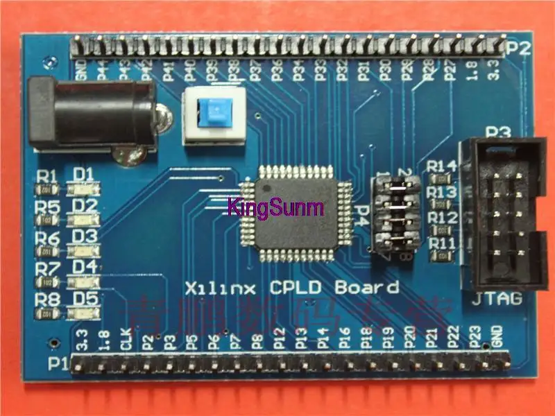 Горячая распродажа Xc957 2XL xilinx cpld обучения плата экспериментальные | Электронные