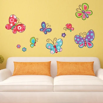

Zs Sticker Cute pictures, cartoon insect, cartoon butterfly, baby room decor, children's gifts, girls bedroom wall stickers