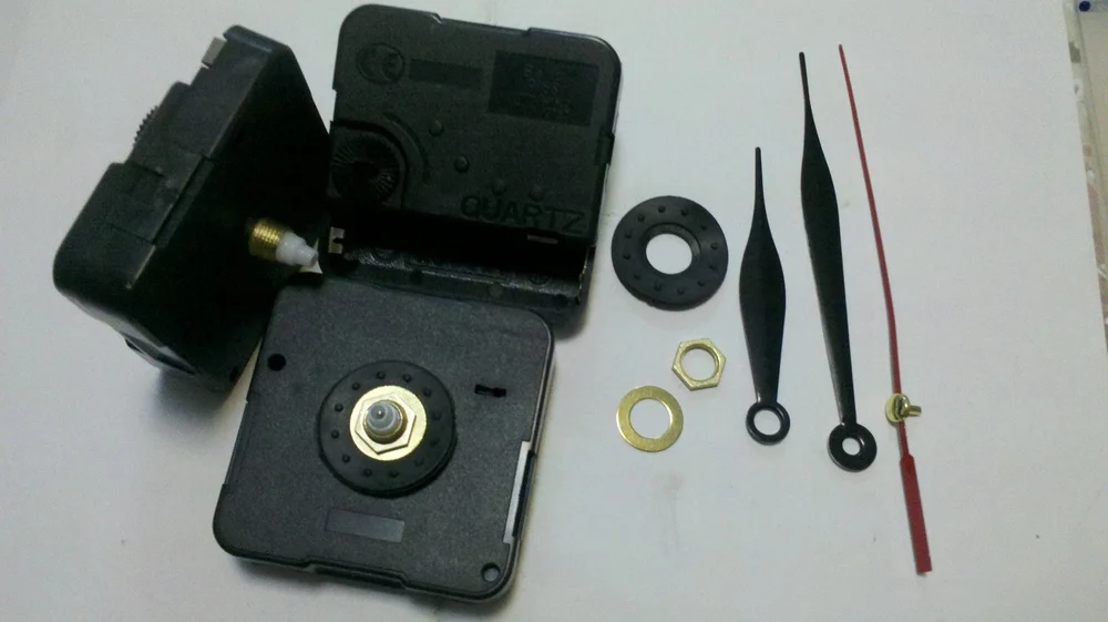 FREE SHIPPING 12mm clock mechanism kit 2piece/lot, for all kinds of
