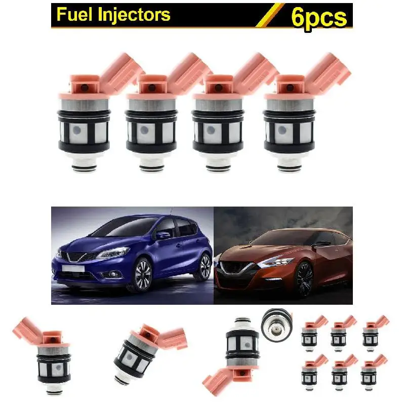 

6Pcs Car Fuel Injectors for 1996-2004 A Nissan Frontier Pathfinder 3.3L CSL2017