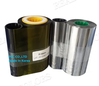 

10Sets Compatible Datacard Ribbon 568971-005 YMCKUv 750Images & Retransfer Film 568971-103 For Datacard SR200 Card Pritner