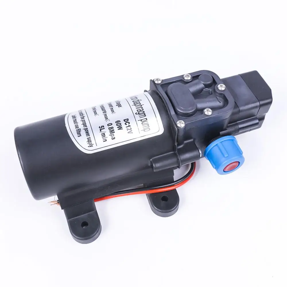 

12V 60W 5L / Min Water High Pressure Diaphragm Pump Self-priming Pump Automatic Switch For Liquid Filling Machi