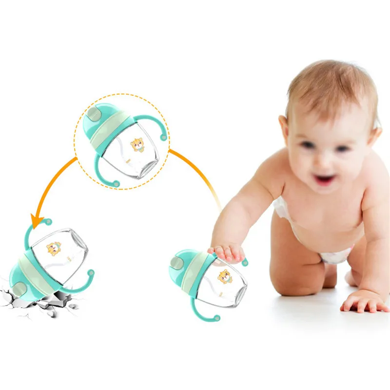 IVYSHION 240/320 мл милая детская чашка для кормления с соломинкой обучающая бутылочка