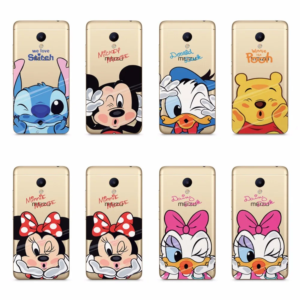 Keren Pooh Stich Minnie Mickey Daisy Donald Duck Kartun Tpu Silikon